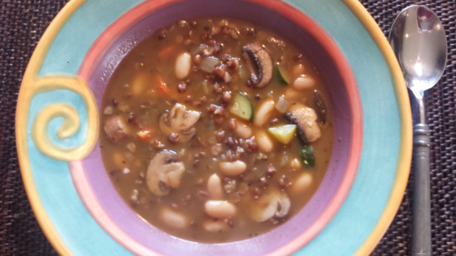 Mushroom Barley Soup 1